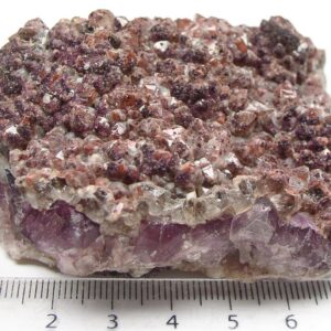 Quarz auf Fluorit Magdeburger Glück Schwarzenberg Erzgebirge Sachsen