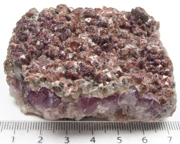 Quarz auf Fluorit Magdeburger Glück Schwarzenberg Erzgebirge Sachsen