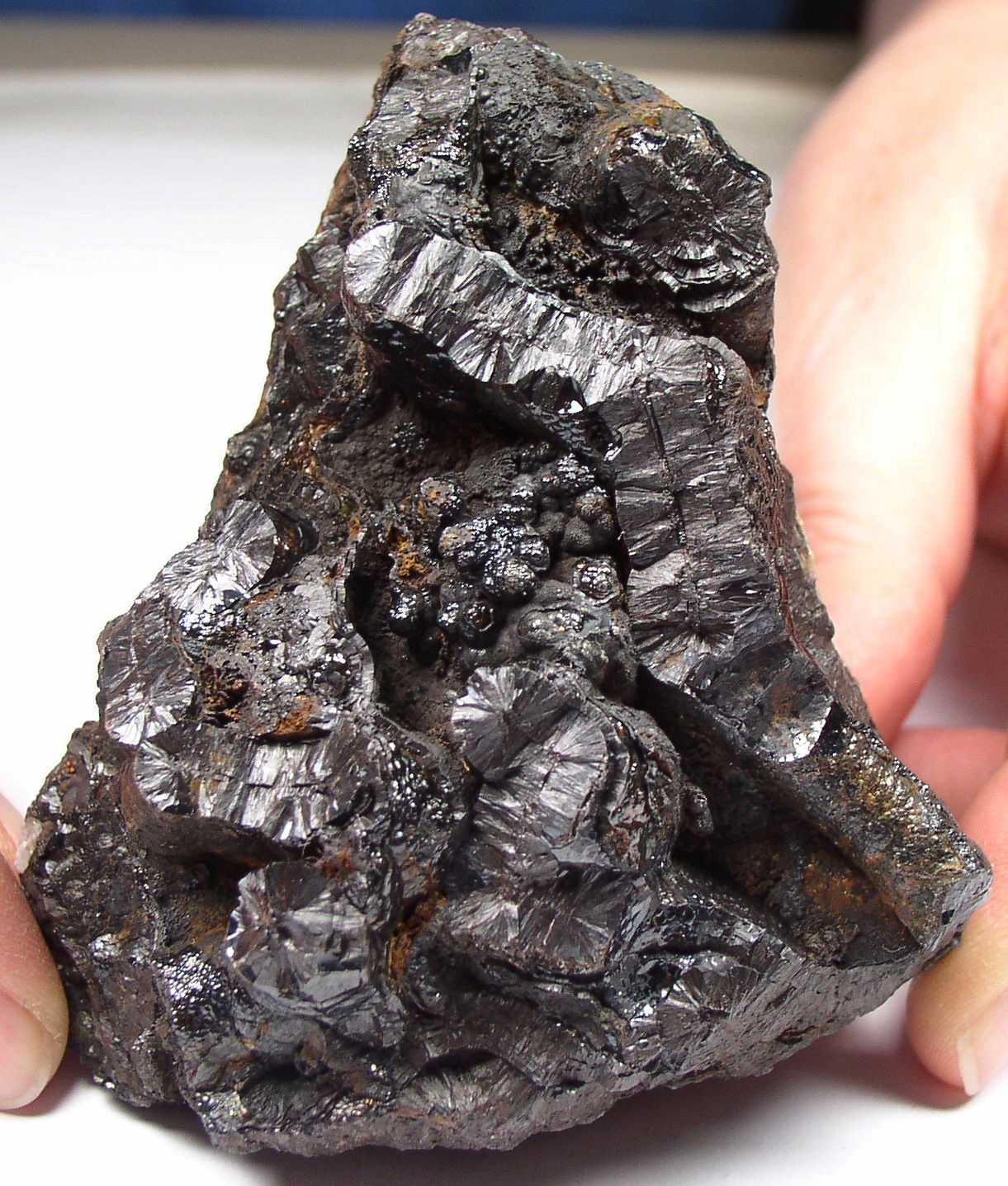 Goethit Strahlig Grube Karlstein Geilsdorf Vogtland Sachsen – Bild 2