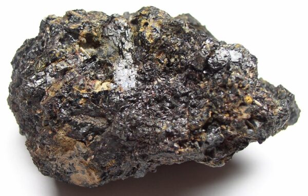 Hornblende Apatit Laacher See Niedermendig Eifel  ALTES ETIKETT – Bild 3